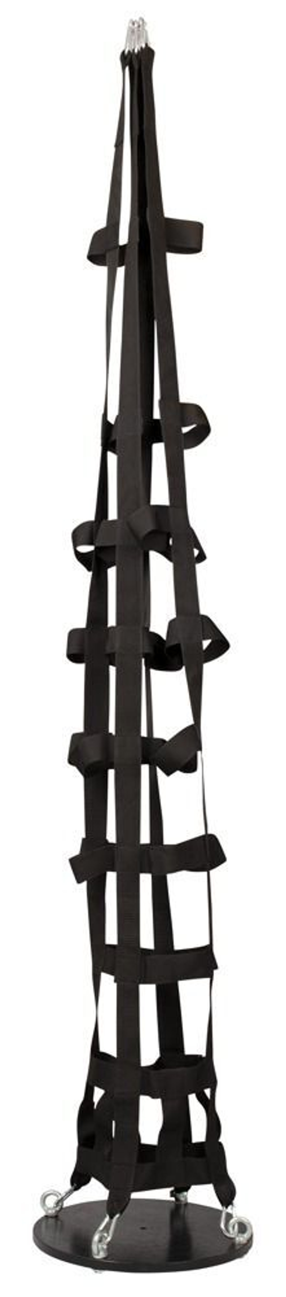 Подвесная клетка из ремешков Hanging strap cage