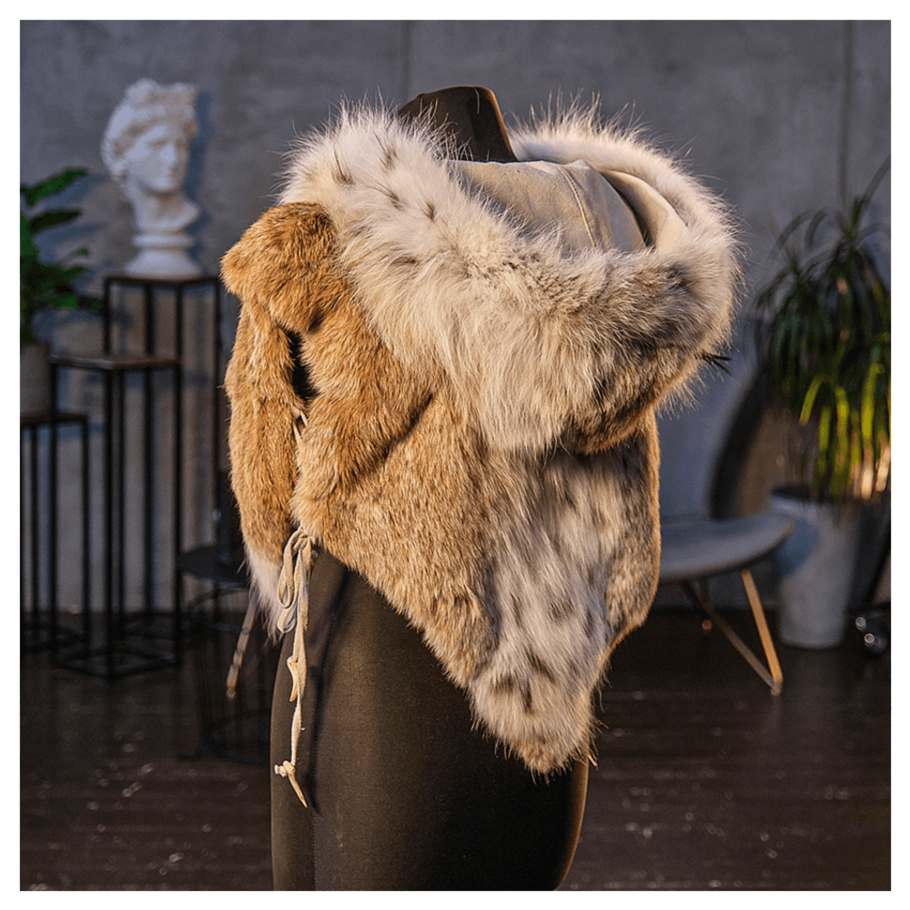 Жилет из меха рыси «Рысяйка косматая»