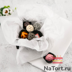 Бумага упаковочная тишью, Белая 50х66 см (10 листов)