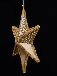 Винтажное украшение Сокровища Посейдона - Звезда 18х20 см., золото, 1 шт., ChristmasDe Luxe (89048)