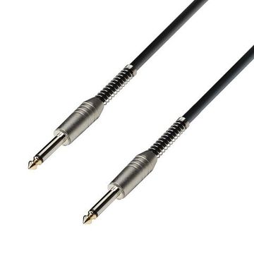 Adam Hall K3IPP0300S - кабель инструментальный с защитой от залома, TRS (jack) 6,3 mm mono - TRS (ja