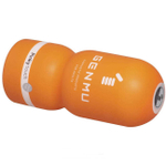 Мастурбатор из силиконового геля Genmu Pinky, оранжевый (Цвет: Оранжевый. Вкладка белая)