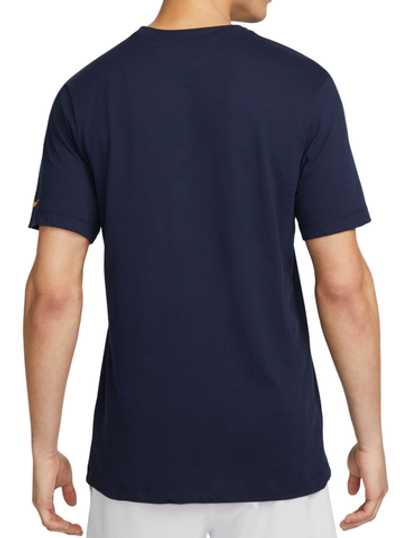 Футболка мужская теннисная Nike Court Dri-Fit Rafa Tennis T-Shirt - obsidian
