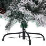 Елка «Заснеженная принцесса» 150 см, ПВХ, леска, резина с белым напылением (559 веток)