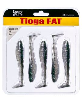 Виброхвосты съедоб. искусст. LJ Pro Series TIOGA FAT 3.9in (10.00)/Z11 5шт.