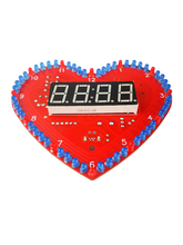 Набор для сборки и пайки (конструктор) "Цифровые электронные часы с термометром и будильником