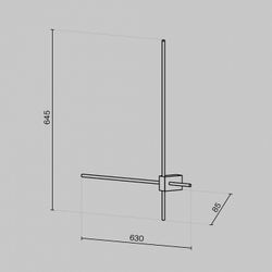 Бра Maytoni Pars C070WL-L12GB3K