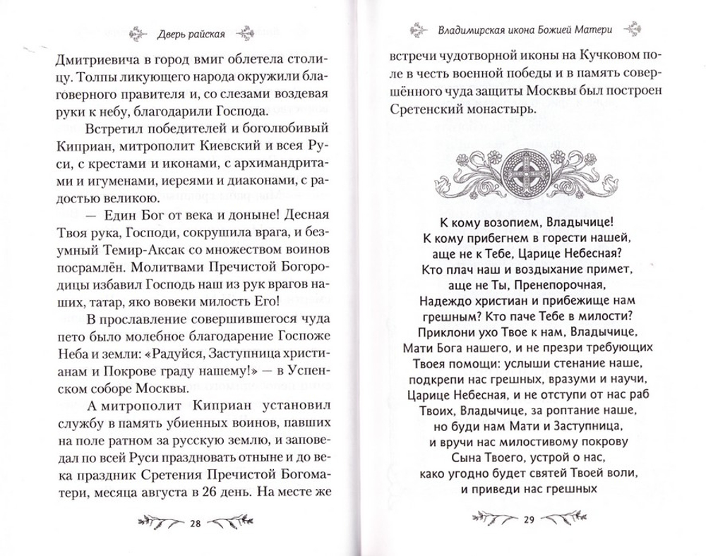 Дверь райская. Рассказы о чудотворных иконах Пресвятой Богородицы. Валентина Карпицкая