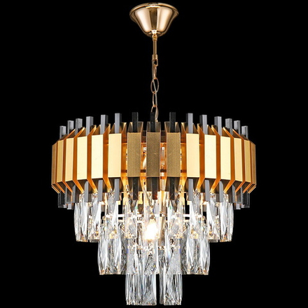 Люстра потолочная Reluce E27  02144-0.4-05 FGD+BK