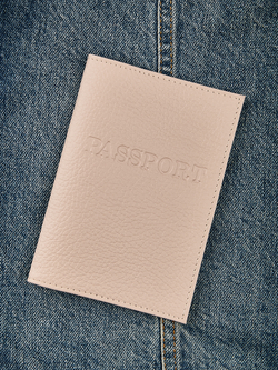 Обложка на паспорт кожаная