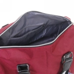 Сумка спортивная «Sports style», на молнии, с белой полосой, цвет красный, 40*22*26 см