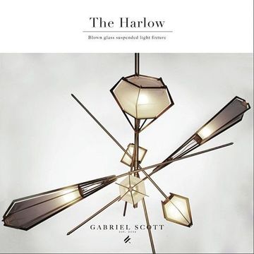 HARLOW Chandelier by Scott Gabriel ( large  )