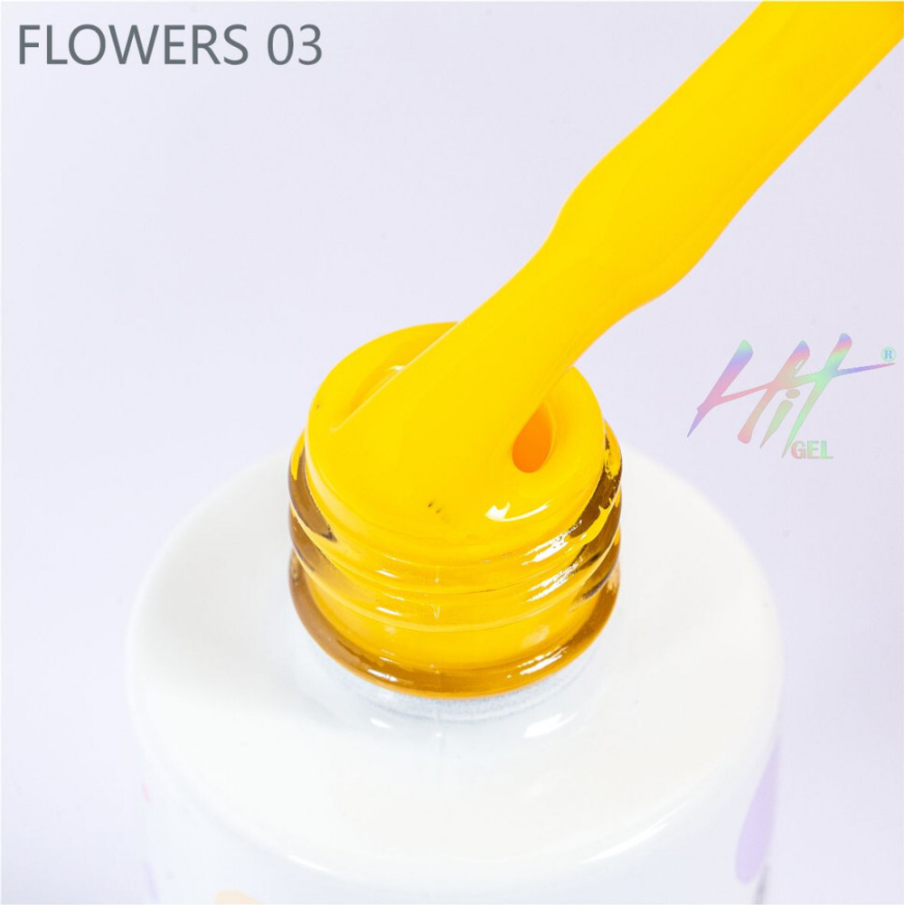 Гель-лак ТМ "HIT gel" Flowers №03, 9 мл
