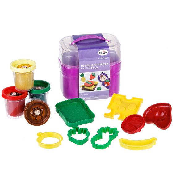 Xəmir lepka üçün Qamma Малыш 4 rəng 240q 306185