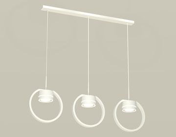 Комплект подвесного светильника с акрилом 3*GX53 XB9106151/3 SWH/FR белый песок/белый матовый (C9106, N8433)Techno DIY System Complects Ambrella