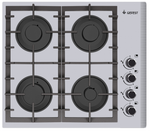 Поверхность варочная  Гефест СГ СВН 2230  К6 (серое стекло, газ/к, 60*52)