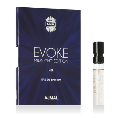 Ajmal Evoke Midnight Edition Eau De Parfum - sample 1.5 ml (man)
