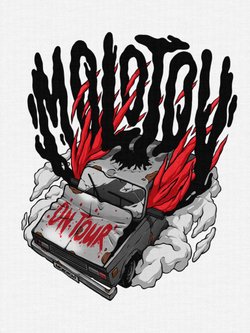 Футболка MLTV Firecar White