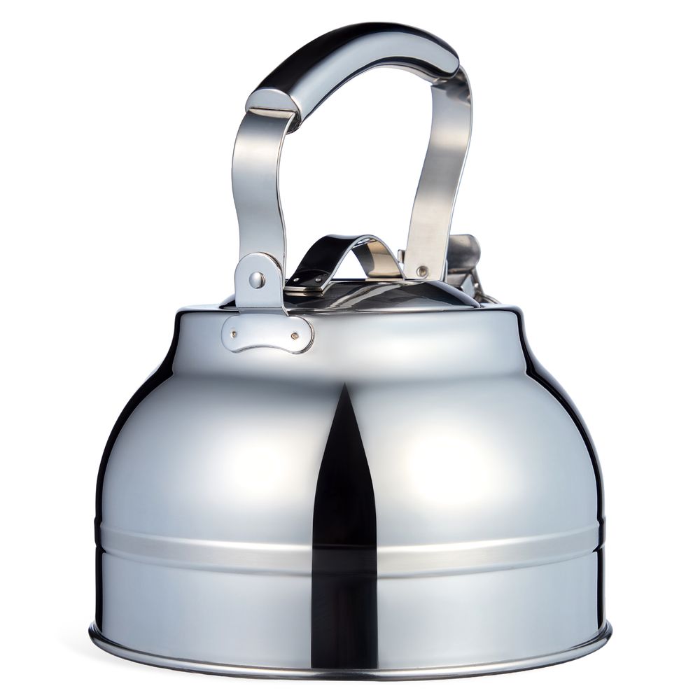 ЧАЙНИК AGNESS СО СВИСТКОМ 2,7Л, ТЕРМОАККУМУЛИРУЮЩЕЕ ДНО, 304 СТАЛЬ, ИНДУКЦИЯ