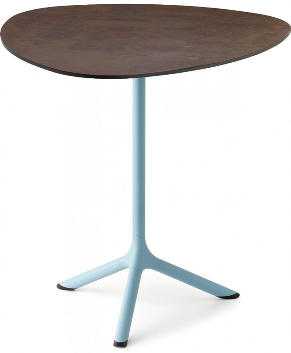 Стол ламинированный обеденный Scab Design Tripe, голубой, кортен