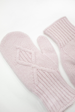 Варежки В223-32 пепельная роза