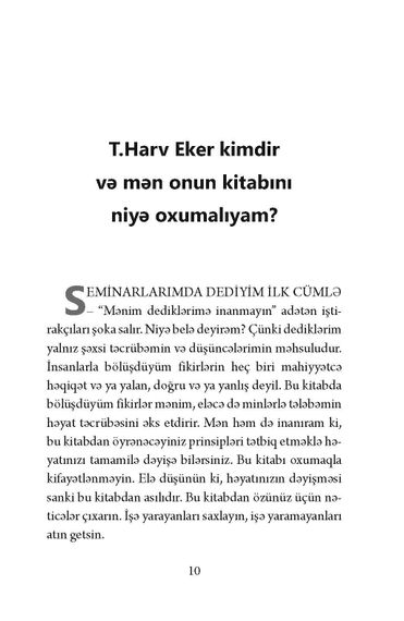 Milyonçu zəkasının sirləri