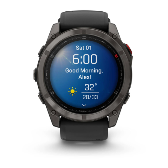 Умные часы Garmin Fenix 8 PRO, 47 мм, AMOLED, Sapphire, Titanium with Graphite/Black Silicone Band