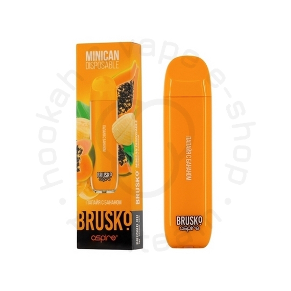 Одноразовая электронная система, Модель BRUSKO Minican (банан-папайя)