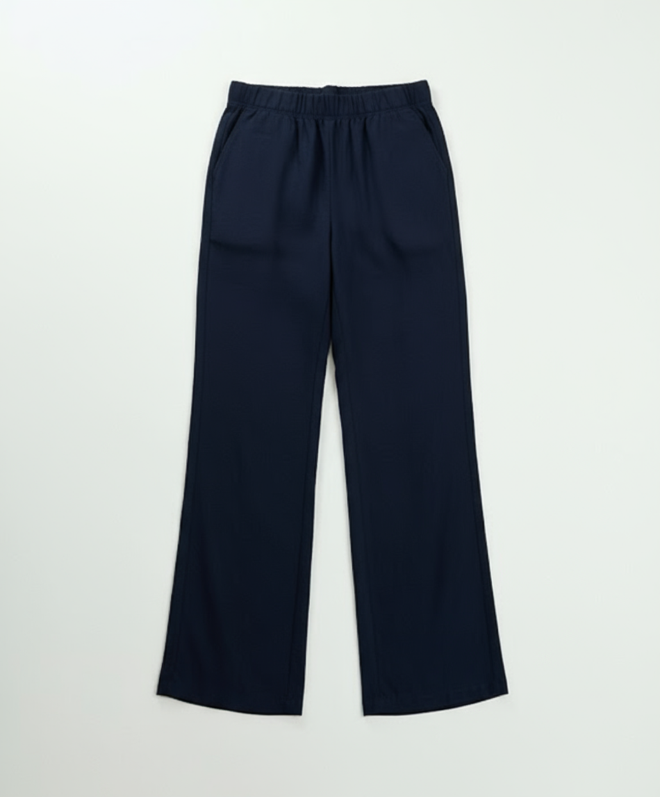 Лёгкие широкие брюки на резинке