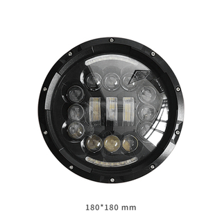 Фара LED 12-24V  7дюймов 2121Нива (Дальний+Ближ+ДХО) 30,8W пара G0058