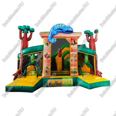 Надувной батут "Сафари клуб", 5*5*4,5 м