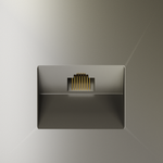 Розетка компьютерная встраиваемая VOLTUM S70 RJ45 кат.6, (шелк)