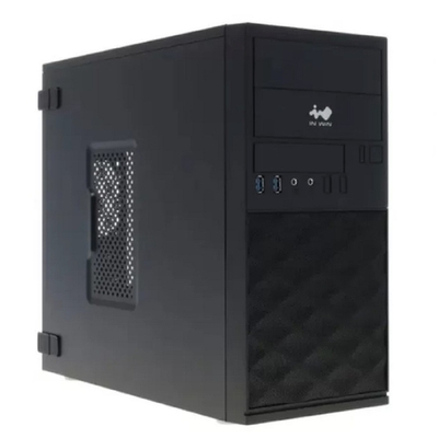 Корпус для компьютера MiniTower INWIN EFS052BL PM-600ATX U3*2 +A(HD)+ front fan holder+ Screwless [6195504]