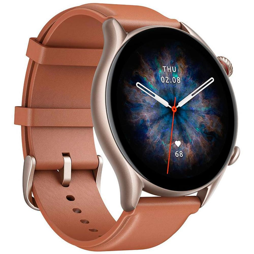 Умные часы Amazfit GTR 3 Pro Brown Leather