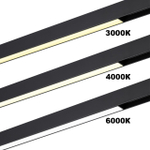 359942 PORT NT25 208 черный Трековый светильник с переключ. цв. темпер. IP20 LED 3000К\4000К\6000К 30W 90-240V VECTOR