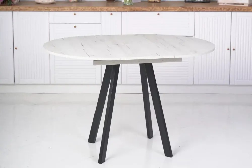 Стол обеденный Элип (профиль) каркас чёрный