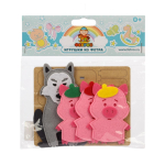 Пальчиковый театр "Три поросенка" главные герои (Фетр)