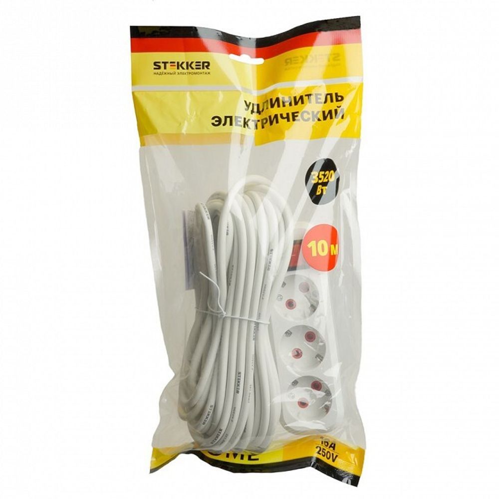 Удлинитель с выключателем Stekker Home 49357
