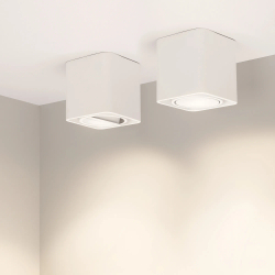 Светильник SP-CUBUS-S100x100-8W Warm3000 (WH, 45 deg, 230V) (Arlight, IP20 Металл, 3 года) 036051