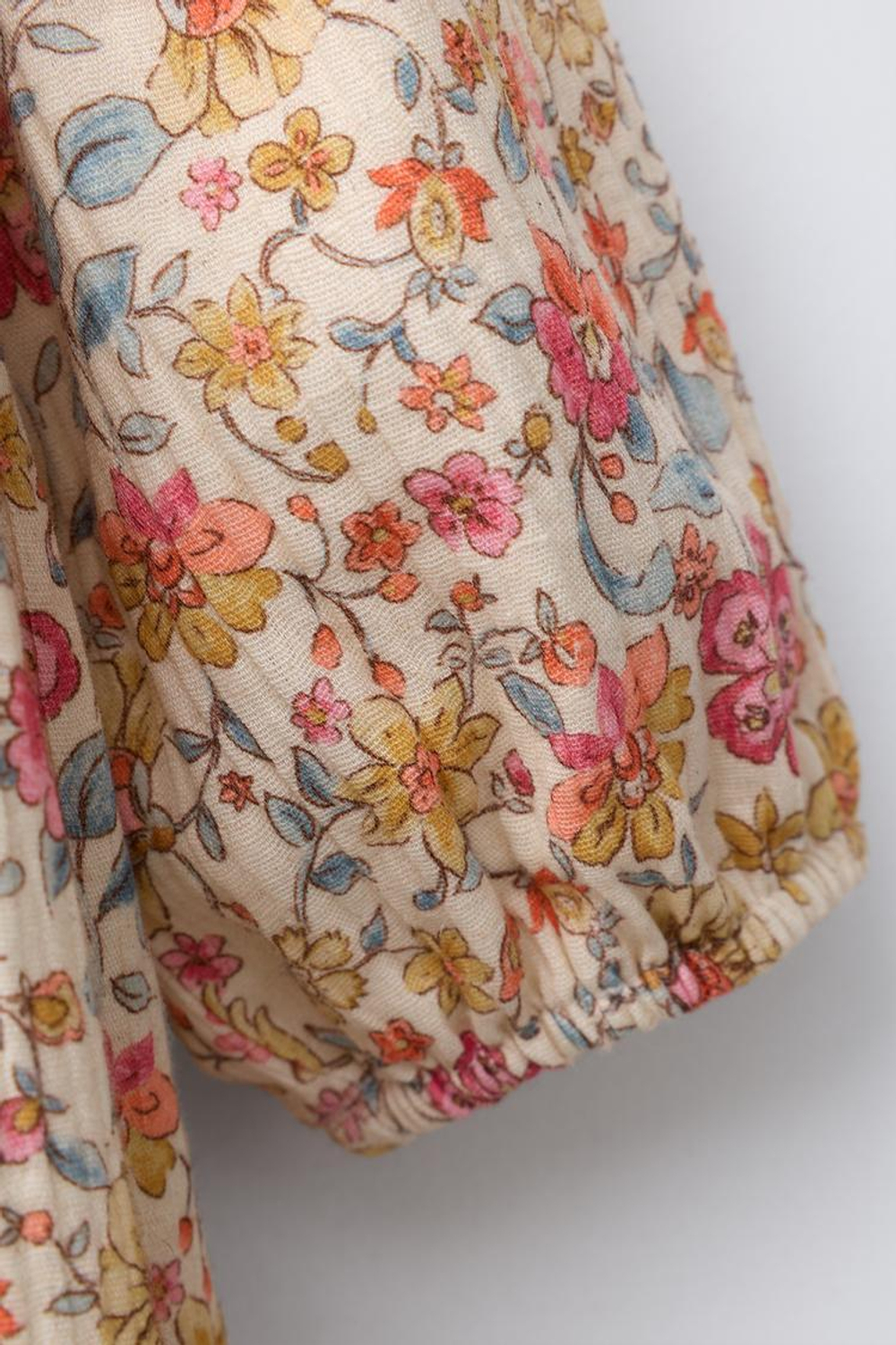 ZARA ПЛАТЬЕ С ЦВЕТОЧНЫМ ПРИНТОМ, РАЗНОЦВЕТНЫЙ