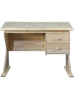 Растущая парта Рио трансформер для школьника 120х60х62 см / стол письменный деревянный с наклонной столешницей из массива сосны