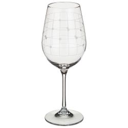 НАБОР БОКАЛОВ ДЛЯ ВИНА ИЗ 6 ШТ. "ВИОЛА МИКС" 450 МЛ ВЫСОТА=24 СМ (КОР=8НАБОР.)