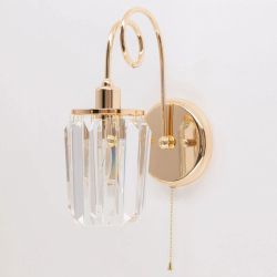 Citilux Синди CL330312 Бра хрустальное с выключателем Золото