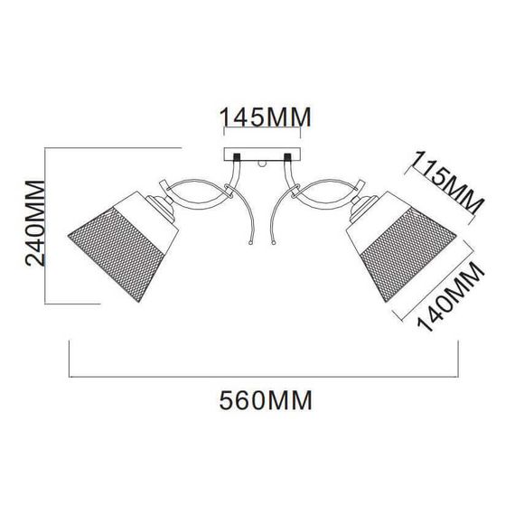 Потолочная люстра Rivoli Helma 9067-305 Б0047521