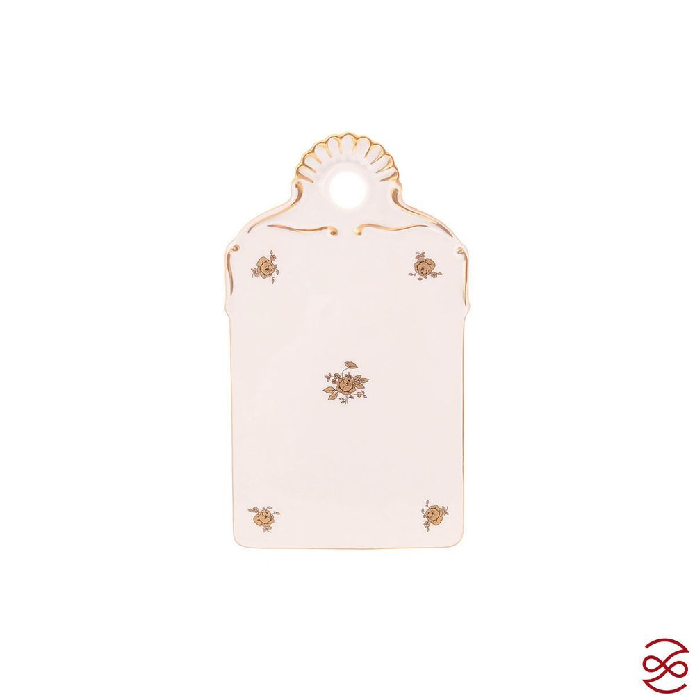 Доска для нарезки Queen's Crown Золотая роза 24 см