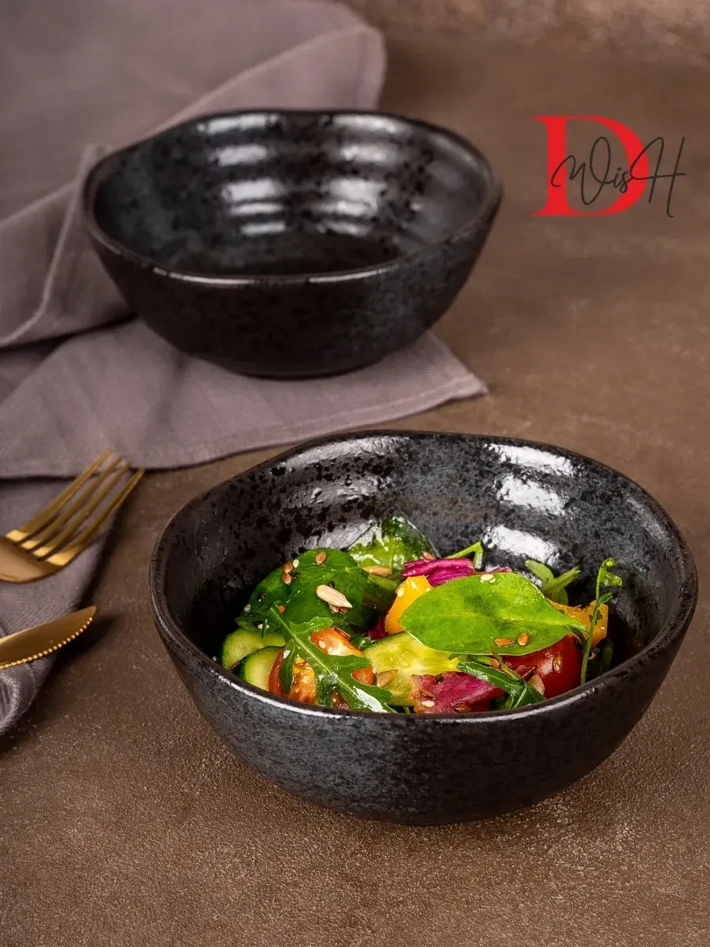 Набор посуды 2 тарелки глубокие для супа фарфор 15 см