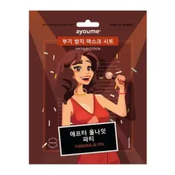 Тканевая маска от отеков "Тусовалась до утра" AYOUME Queen of mistakes Anti-puffiness Mask Sheet 23ml