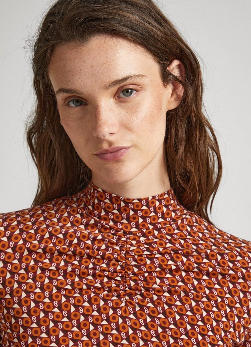 Лонгслив женский PEPE JEANS GEOMETRIC PRINT T-SHIRT