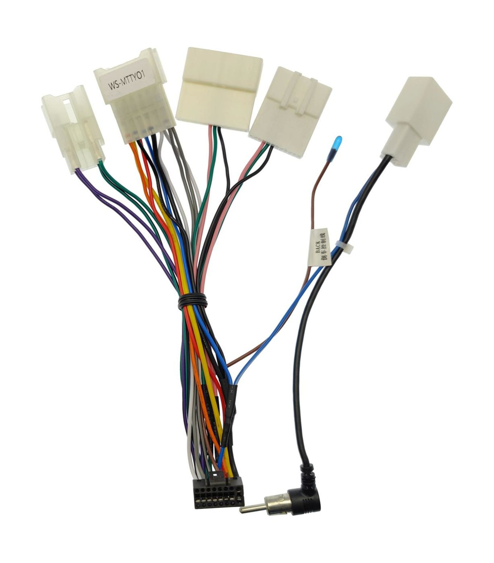 Комплект рамки с разъёмами 10" Toyota Camry 2006-2011 Тип2 Серая