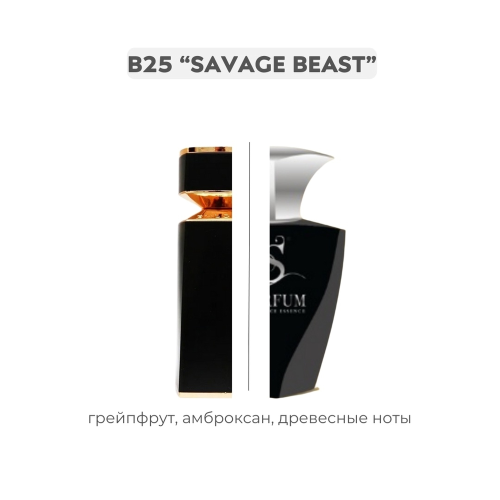 B25 SAVAGE BEAST по мотивам Tyger Bvlgari, парфюмерная вода